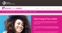 Desktop Screenshot of healthytexaswomen.org